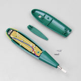 High Precision Electrical Tester Pen Screwdriver 220V AC DC Outlet Circuit Voltage Detector Test Pen with Night Vision, Digital Display Pen (Card), Digital Display Electric Pen (OPP ), Digital Display Pen (Card)+Battery