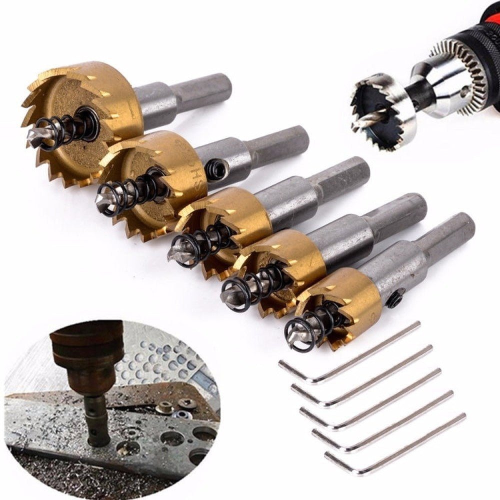 High - Speed Steel Sawtooth Hole Opener, Silver, High - Speed Steel Hole Punch - laboratorydeal