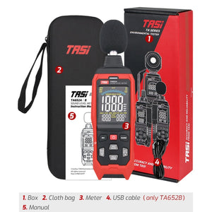 Home Noise Tester Detection Volume Device Z Weighted Decibel Device, TA652A laboratorydeal