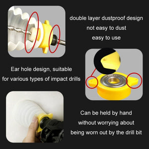 Household Improvement Impact Electric Drill Dust Cover, 150mm - laboratorydeal