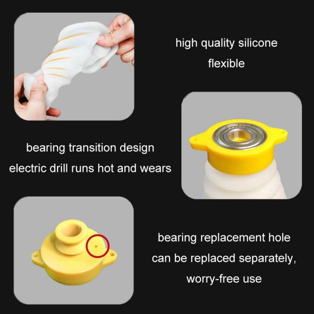 Household Improvement Impact Electric Drill Dust Cover, 150mm - laboratorydeal