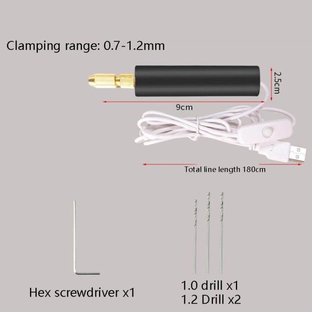 Household Mini Electric Drilling Handheld Jade Polishing Engraving Tool Electric Grinder, Electric Grinder - laboratorydeal