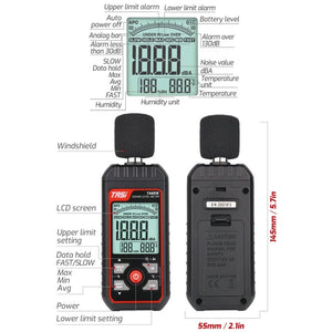 Household Noise Tester Decibel Device, TASI TA651A, TASI TA651B