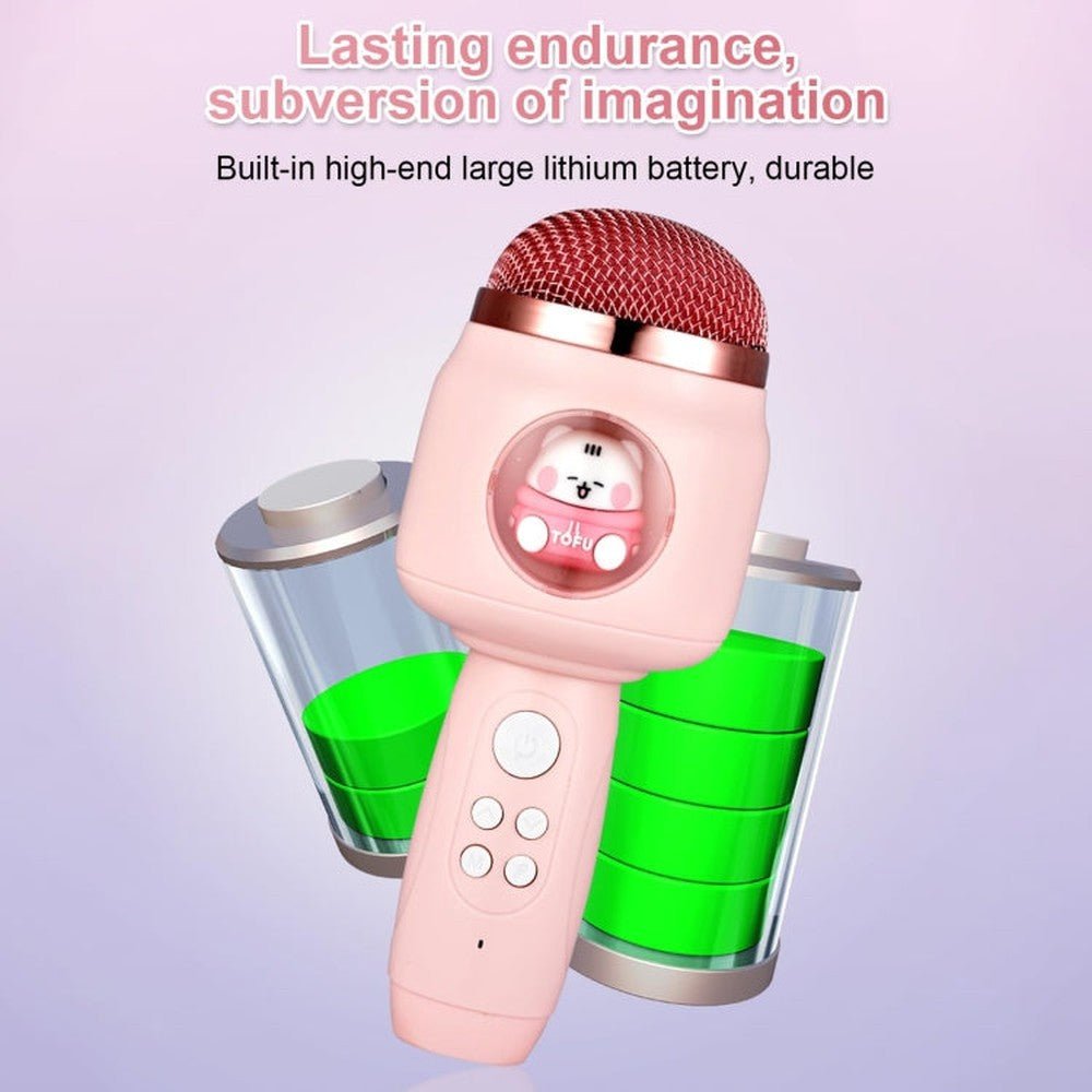 ICARER FAMILY F816 Karaoke Microphone Speaker Home Bluetooth Wireless Microphone - laboratorydeal