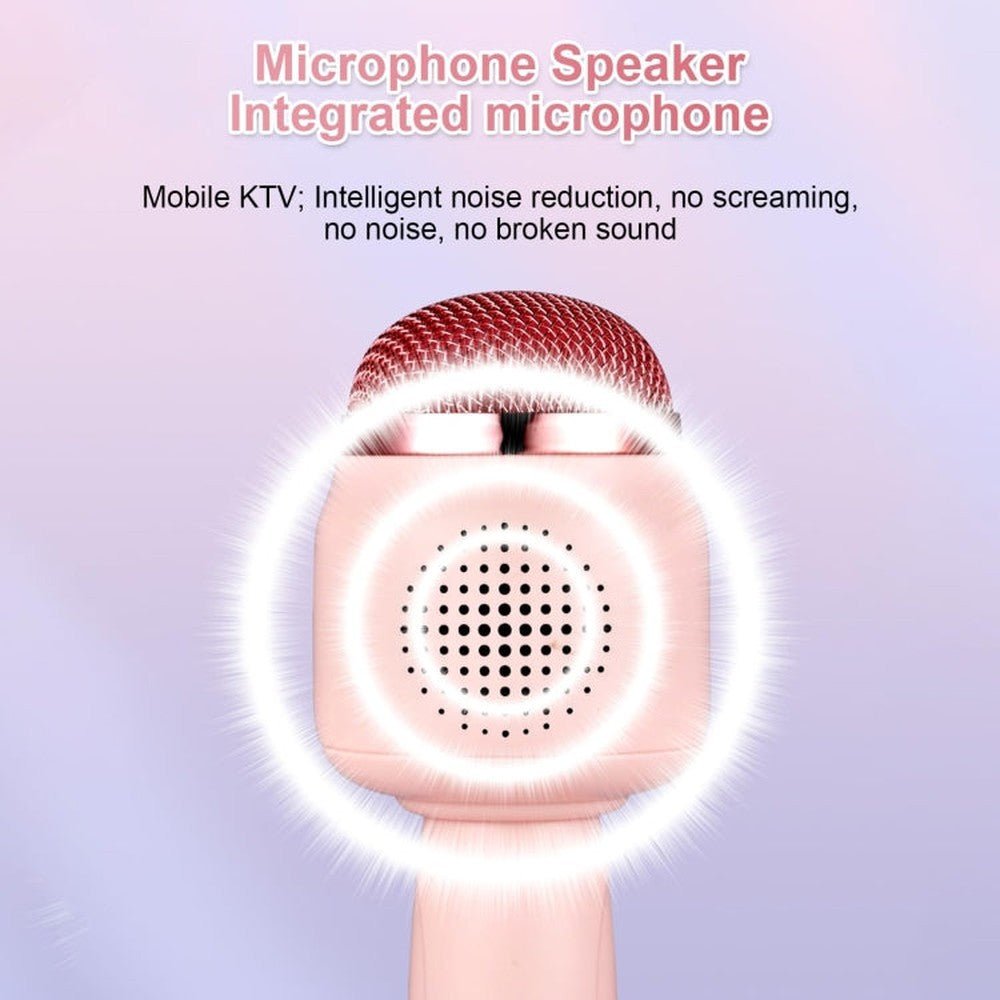 ICARER FAMILY F816 Karaoke Microphone Speaker Home Bluetooth Wireless Microphone - laboratorydeal
