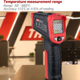 Infrared Thermometer Electronic Color Screen Thermometer, TASI TA601B -50-680 Degrees Celsius, TASI TA601C -50-880 Degrees Celsius