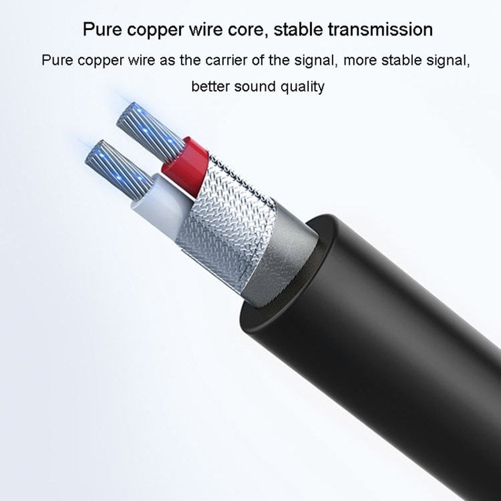 JINGHUA 3.5mm To 6.5mm Audio Cable Amplifier Guitar 6.35mm Cable, 0.5m, 1.5m, 3m, 5m - laboratorydeal