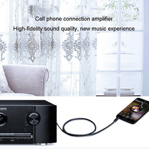 JINGHUA 3.5mm To 6.5mm Audio Cable Amplifier Guitar 6.35mm Cable, 0.5m, 1.5m, 3m, 5m - laboratorydeal