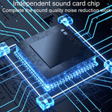 JINGHUA Z17 USB Sound Card With Cable Cell Phone Earphone Audio Converter, 0.2m, 0.5m