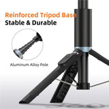 JMARY KT-259 360 Degree Rotating Phone Clip Retractable Selfie Stick Tripod, KT-259