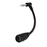 JUNSUNMAY 6.35mm 1/4 inch Male to Female 5 Pin MIDI Audio Stero Adapter, Cable Length: 20cm, Cable Length: 20cm