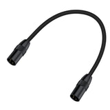 JUNSUNMAY XLR Male to Male Mic Cord 3 Pin Audio Cable Balanced Shielded Cable, 0.5m, 1m, 1.5m, 2m, 3m, 5m, 10m, 15m, 20m