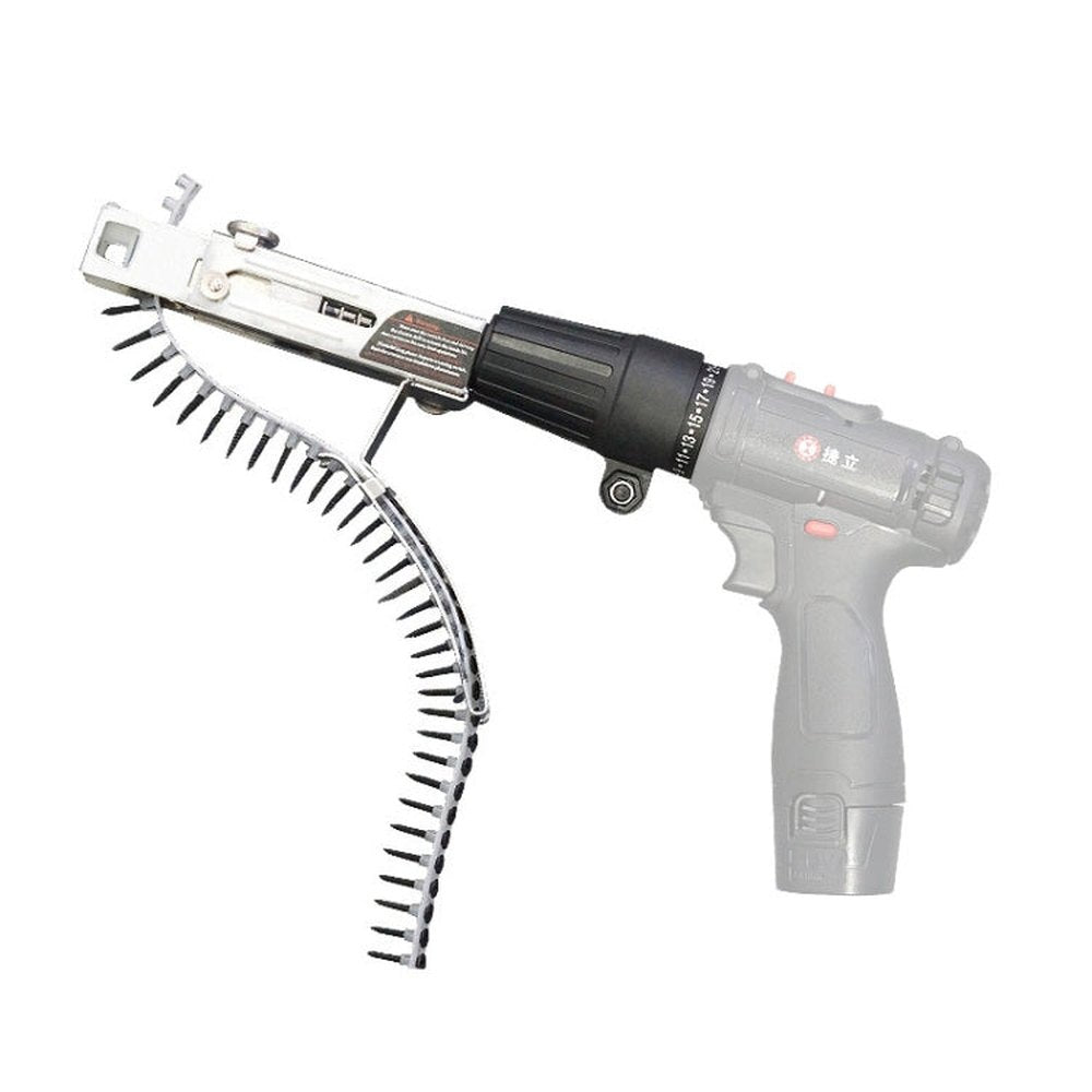 JieLi Chain Belt Screw Converter Electric Screwdriver On Gypsum Board Tool, Electric Screwdriver With 50 Chains Strap - laboratorydeal