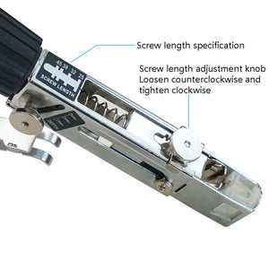 JieLi Chain Belt Screw Converter Electric Screwdriver On Gypsum Board Tool, Electric Screwdriver With 50 Chains Strap - laboratorydeal