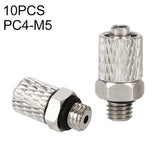 LAIZE 10pcs Micro Trachea Quick Connector, PC4-M5, PC4-M6, PC6-M5, PC6-M6, PL4-M5, PL4-M6, PL6-M5, PL6-M6