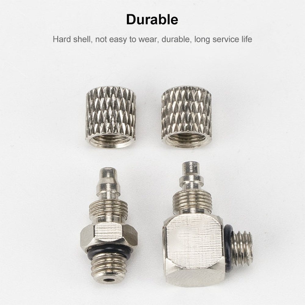LAIZE 10pcs Micro Trachea Quick Connector, PC4-M5, PC4-M6, PC6-M5, PC6-M6, PL4-M5, PL4-M6, PL6-M5, PL6-M6