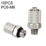 LAIZE 10pcs Micro Trachea Quick Connector, PC4-M5, PC4-M6, PC6-M5, PC6-M6, PL4-M5, PL4-M6, PL6-M5, PL6-M6