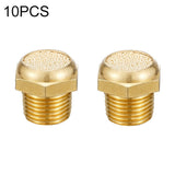LAIZE 2pcs All Copper Flat Pneumatic Muffler, Caliber:4 Point, 1 Inch, 1 Point, 2 Point, 3 Point, 4 Point, 6 Point, M5