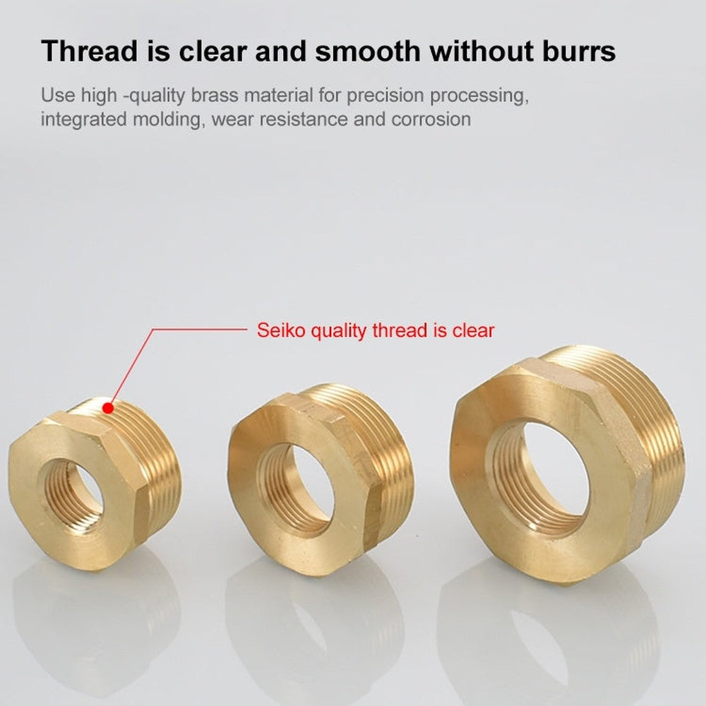 LAIZE 2pcs Compensation External Internal Connection Reducing Internal Thread External Thread, Caliber:4 Point-6 Point, 1 Point-2 Point, 2 Point-3 Point, 2 Point-4 Point, 3 Point-4 Point, 3 Point-6 Point, 4 Point-1 Inch, 4 Point-6 Point, 6 Point-1 Inch