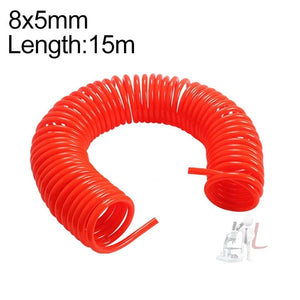LAIZE Compressor Air Flexible PU Spring Tube without Connector, 8x5mm, 3m, without Connector, 8x5mm, 6m, without Connector, 8x5mm, 9m, without Connector, 8x5mm, 12m, without Connector, 8x5mm, 15m, without Connector, 10x6.5mm, 6m, without Connector�����...