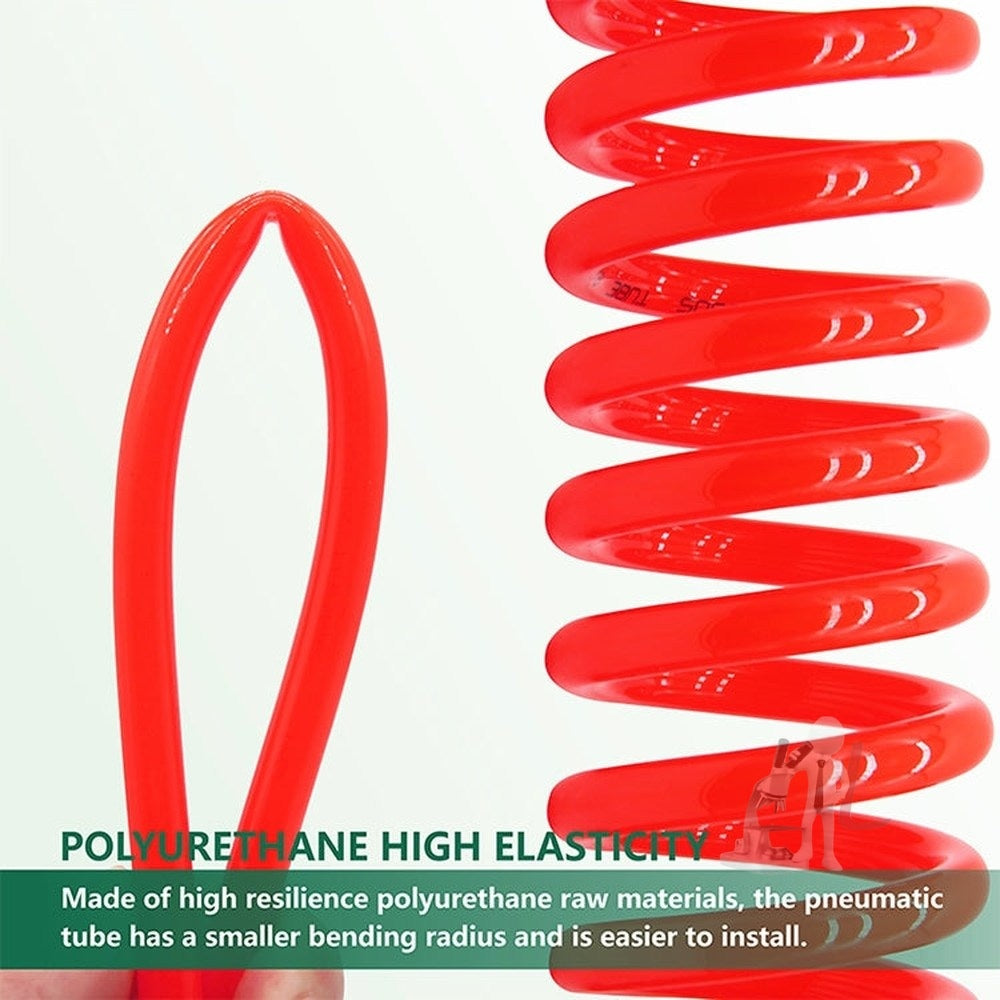 LAIZE Compressor Air Flexible PU Spring Tube without Connector, 8x5mm, 3m, without Connector, 8x5mm, 6m, without Connector, 8x5mm, 9m, without Connector, 8x5mm, 12m, without Connector, 8x5mm, 15m, without Connector, 10x6.5mm, 6m, without Connector�����...