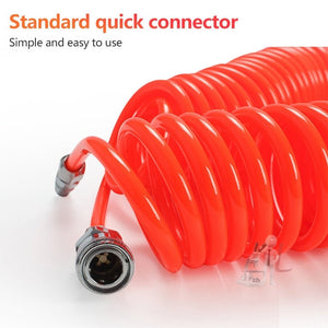 LAIZE Compressor Air Flexible PU Spring Tube without Connector, 8x5mm, 3m, without Connector, 8x5mm, 6m, without Connector, 8x5mm, 9m, without Connector, 8x5mm, 12m, without Connector, 8x5mm, 15m, without Connector, 10x6.5mm, 6m, without Connector�����...