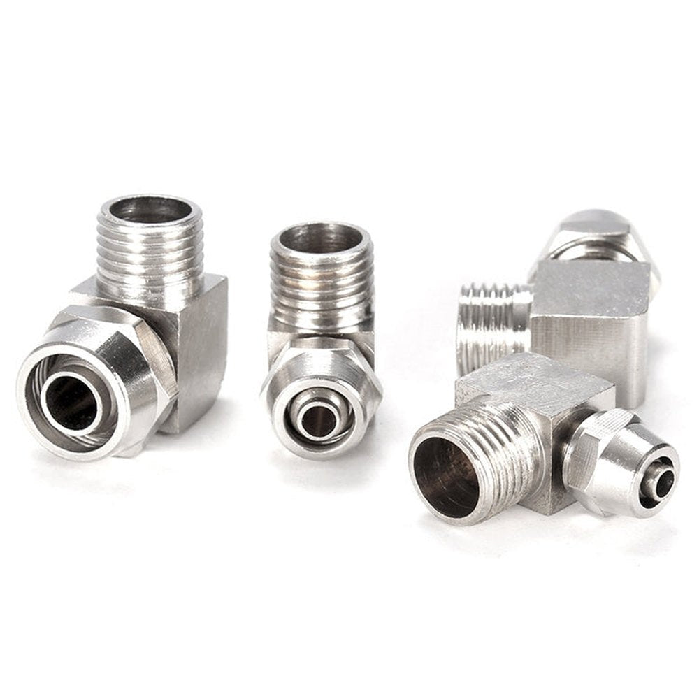 LAIZE Nickel Plated Copper Trachea Quick Fitting Lock Female Connector, PL6-03, PL6-04, PL8-03, PL8-04, PL10-01, PL10-02, PL10-03, PL10-04, PL12-01, PL12-02, PL12-03, PL12-04