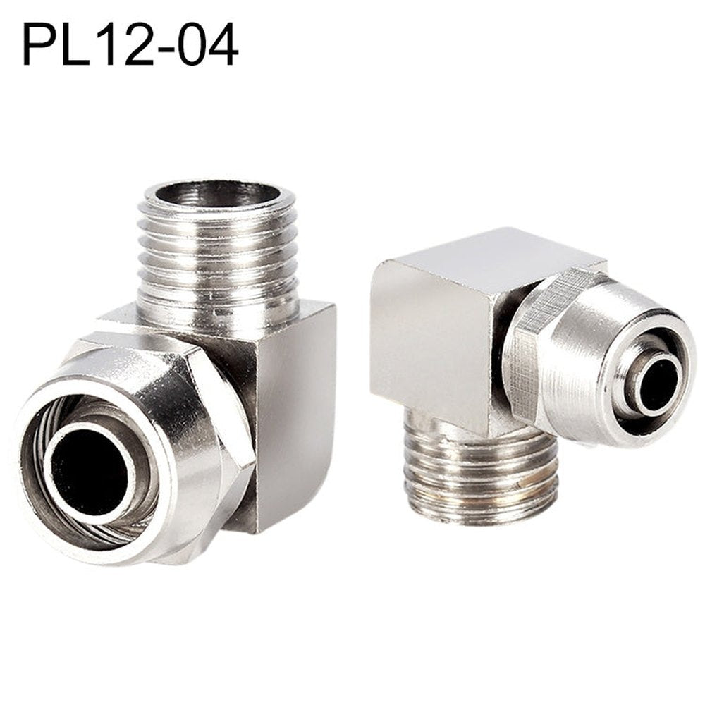 LAIZE Nickel Plated Copper Trachea Quick Fitting Lock Female Connector, PL6-03, PL6-04, PL8-03, PL8-04, PL10-01, PL10-02, PL10-03, PL10-04, PL12-01, PL12-02, PL12-03, PL12-04