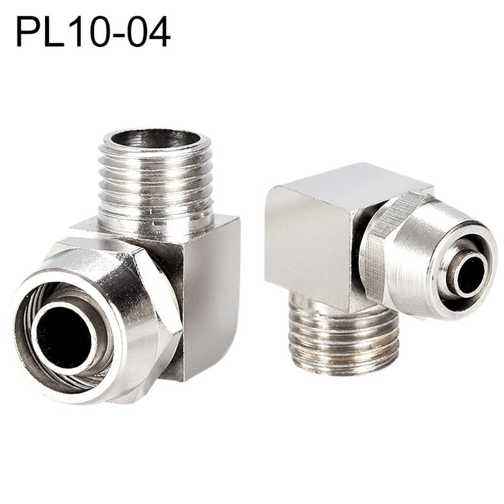 LAIZE Nickel Plated Copper Trachea Quick Fitting Lock Female Connector, PL6-03, PL6-04, PL8-03, PL8-04, PL10-01, PL10-02, PL10-03, PL10-04, PL12-01, PL12-02, PL12-03, PL12-04
