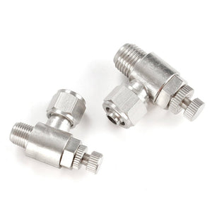 LAIZE Nickel Plated Copper Trachea Quick Fitting Throttle Valve Lock Female Connector, SL6-M5, SL6-01, SL6-02, SL6-03, SL6-04, SL8-01, SL8-02, SL8-03, SL8-04, SL10-01, SL10-02, SL10-03, SL10-04, SL12-02, SL12-03, SL12-04