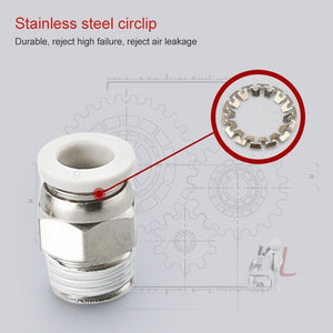 LAIZE PC Straight Pneumatic Quick Fitting Connector, PC4-01 (10pcs), PC4-02 (10pcs), PC4-M5 (10pcs), PC6-01 (10pcs), PC6-02 (10pcs), PC6-03 (2pcs), PC6-04, PC6-M5 (10pcs), PC8-01 (10pcs), PC8-02 (10pcs), PC8-03 (2pcs), PC8-04, PC10-01 (2pcs)�����������...