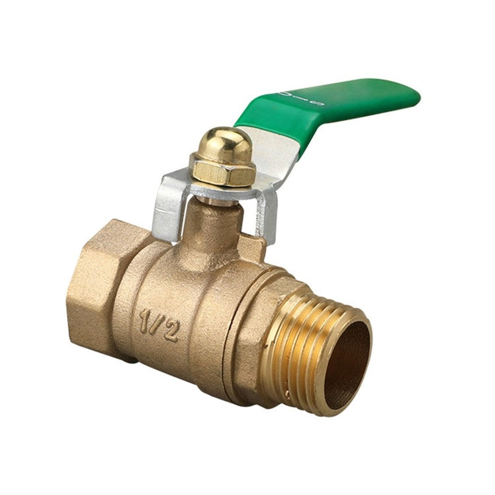 LAIZE Pneumatic Hose Connector Thickened Brass Ball Valve, Inside and Outside 2 Point 1/4 inch, Inside and Outside 2 Point 3/8 inch, Inside and Outside 4 Point 1/2 inch, Inside and Outside 6 Point 3/4 inch, Double Inside 1 inch G1����������������������...