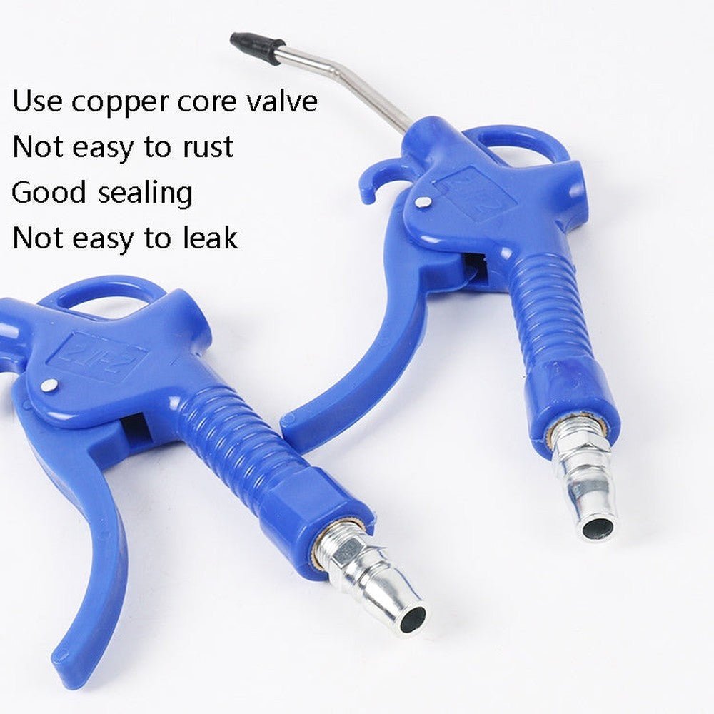 Large Air Volume Metal Pneumatic High - Pressure Dust Collector Dust Blowing Pneumatic Tool, Specification: Short, Random Color Delivery, Long - laboratorydeal