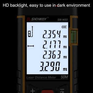Laser Distance Meter Infrared Measuring Instrument, SNDWAY SW-M50, SNDWAY SW-M70, SNDWAY SW-M100