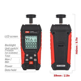 Laser Tachometer Digital Display Measuring Speed Meter, TASI TA500A Optical Measurement, TASI TA500C Optical Contact Dual Use
