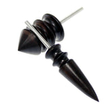 Leather Tool Edge Electric Polishing Slicker Flat Pointed Head Sandalwood Leathers Craft DIY Tools Tip Burnisher, S, L, Set（with S,L）