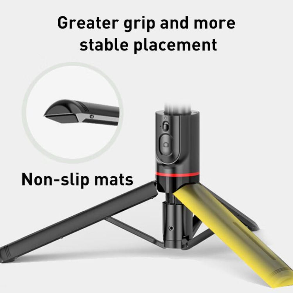 Lenovo Thinkplus H11L Premium Edition Aluminum Alloy Bluetooth Selfie Stick with Dual Fill Lights, 1.1m - laboratorydeal