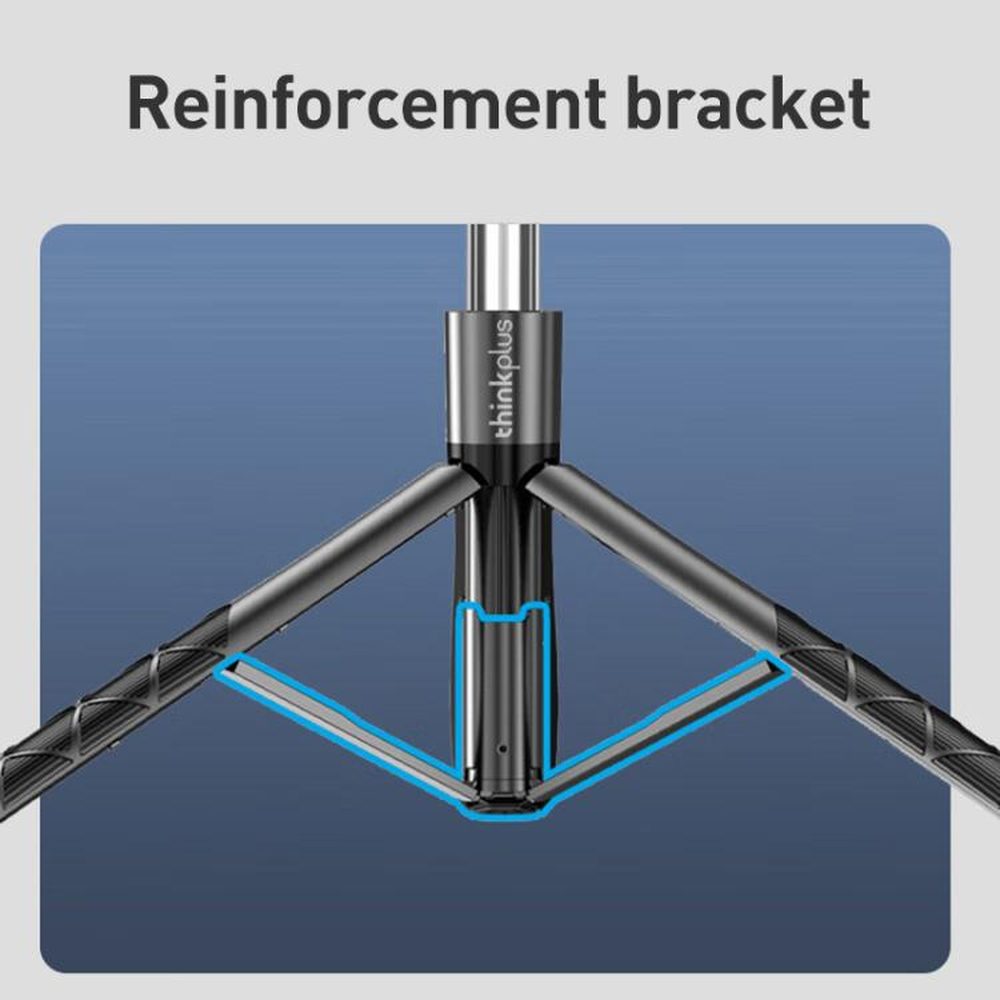 Lenovo Thinkplus H18L Premium Aluminum Alloy Bluetooth Selfie Stick, 1.8m - laboratorydeal