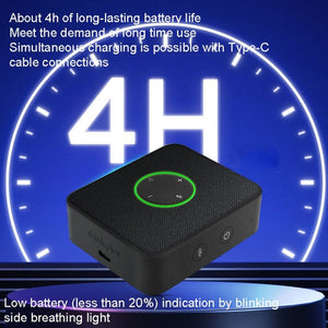 Lenovo Thinkplus MCP01 Intelligent Video Conference Omnidirectional Microphone Sound Portable Bluetooth Microphone Speaker - laboratorydeal