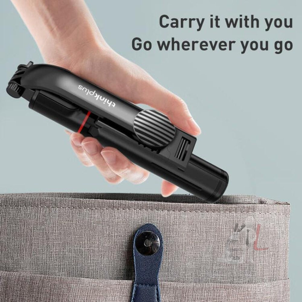 Lenovo Thinkplus Premium Aluminum Alloy Bluetooth Selfie Stick, 1.1m - laboratorydeal