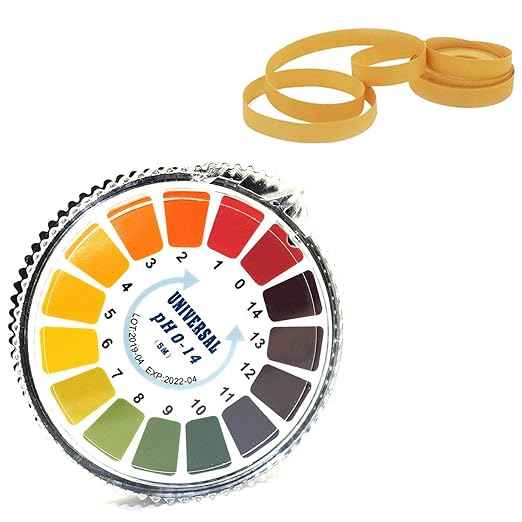 Apex Full pH 1-14, Ph paper roll | pH Test Paper Roll, pH Strips Indicator, Litmus Paper, pH Measure Full Range 0-14 for Soil and Water Test,(16.4 ft/5 Meter each, 5 Rolls Pack)