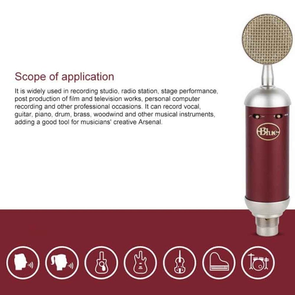 Logitech Blue Spark SL Network K Song Anchor Equipment Condenser Recording Microphone, Blue Spark SL - laboratorydeal