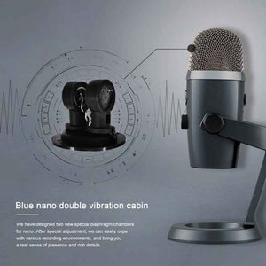 Logitech Blue Yeti Nano Condenser Digital USB Live Broadcast Microphone, Blue Yeti Nano - laboratorydeal