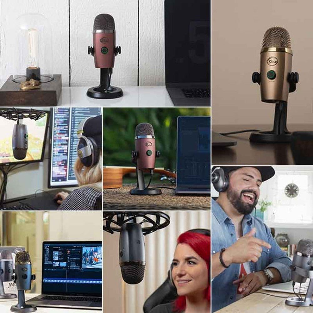 Logitech Blue Yeti Nano Condenser Digital USB Live Broadcast Microphone, Blue Yeti Nano - laboratorydeal