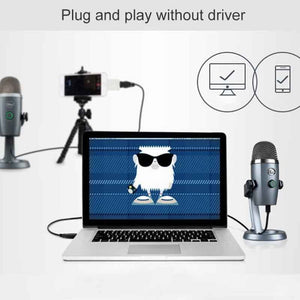 Logitech Blue Yeti Nano Condenser Digital USB Live Broadcast Microphone, Blue Yeti Nano - laboratorydeal