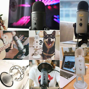 Logitech Blue Yeti USB Condenser Microphone, Blue Yeti(Black), Blue Yeti(Blue), Blue Yeti(Silver) - laboratorydeal