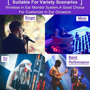 M - VAVE WP - 10 2 In 1 Wireless Monitor Ear Return Transmitter Receiver One In One, Transmitter+Receiver - laboratorydeal