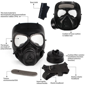 M04 Gas Mask Use For Tactical Competition Dummy Gas Mask Wargame Cosplay Mask - laboratorydeal