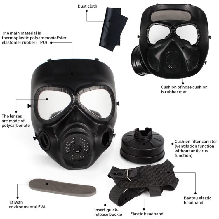 M04 Gas Mask Use For Tactical Competition Dummy Gas Mask Wargame Cosplay Mask - laboratorydeal