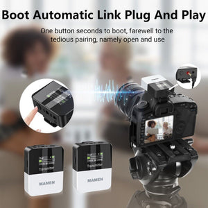 MAMEN KT - W1 Live Single - Reverse Camera Microphone, Specification:, 1 in 1, 2 in 1 - laboratorydeal